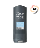 12x Bottles Dove Men + Care Clean Comfort Mild Face &amp; Body Wash Gel | 400ml - $1,424.58 MXN