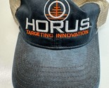 2024 Shot Show Horus Targeting Ball Cap Hat Adjustable Blue Beige - $19.79