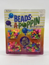 Vtg NOS Round Beads A Poppin Necklace Bracelet Anklet Pieces JA-RU Toys ... - $18.69
