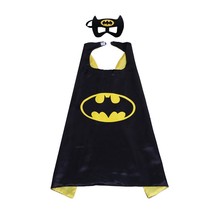 Superhero Capes with Masks Costumes for Kids Boys Girls Dress Up Cartoon - £6.28 GBP+