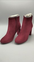Katliu Women Fashion Ankle Boots Chunky High Heel Booties Pointed Toe Side Zippe - £20.86 GBP