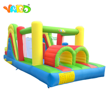 YARD Inflatable Jumping House Castle Double Slides Kids PVC Oxford Tramp... - $999.99