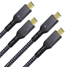 [2 Pack 3.3Ft] Compatible With Thunderbolt 4 Cable, 40Gbps Cable With 100W Charg - £40.84 GBP