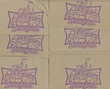 6 Disneyland Paper Napkins Sleeping Beauty Castle  - £14.07 GBP