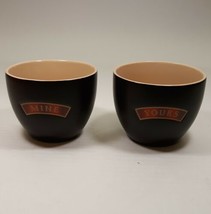 Baileys Irish Cream Cups Pair Yours Mine Black Beige Iced Coffee Liquor ... - $29.53