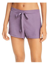 $44 Josie Satin Sleepwear Shorts F97034 , Color: Purple, Size: XS - $19.79