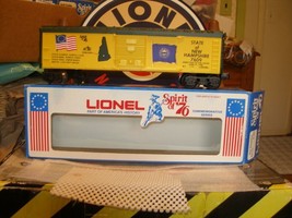 Lionel O Guage Spirit Of 76 NEW HAMPSHIRE BOX CAR 6-7609 BOXED - $45.00