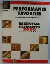 HAL LEONARD PERF FAVORITES ESSENTIAL ELEMENTS 2000 SERIES Bb BASS CLARINET - £6.43 GBP