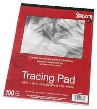 Studio 71 Tracing Pad 9&quot; x 12&quot; 100 Page - £22.58 GBP