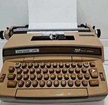 Vtg Smith Corona Coronet Super 12 Coronamatic Brown Electric Typewriter ... - $39.55