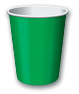 Emerald Green 9oz Party Cups (24) - Party Supplies - $4.97