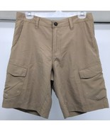Magellan Outdoors Men&#39;s Shorts Size 32 Tan Water Repellent 6 Pockets  Ne... - £12.37 GBP