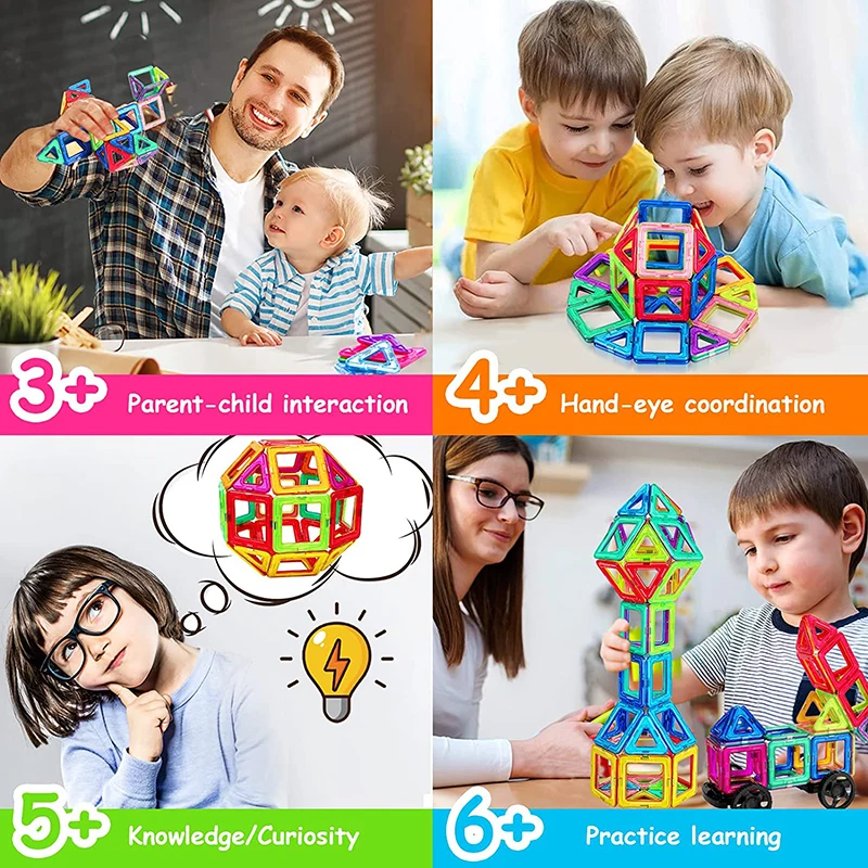 Lding blocks big size and mini size diy magnets toys for kids designer construction set thumb200