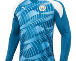Puma Manchester City Prematch LS Sweatshirt Men&#39;s Sports Scccer Top 7728... - $107.01