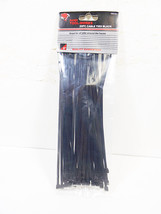 Cable Wire Zip Ties Black Plastic UV Resistant Tie Wraps Multi-Purpose 5... - £5.42 GBP