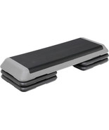 43&quot; Exercise Aerobic Step Platform Adjustable Fitness Stepper with 4 Rem... - $258.74 CAD