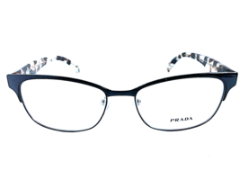 New PRADA VPR 6R5 XAZ-1O1 53mm Black Women&#39;s Eyeglasses Frame - £148.62 GBP