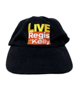 Live With Regis &amp; Kelly Talk TV Show Black Hat Hook &amp; Loop Adjustable Strap - £12.41 GBP