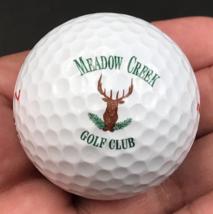 Meadow Creek Golf Club Deer Buck Souvenir Golf Ball Spalding - $9.49