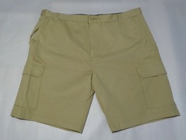 Adolfo Size 42 Khaki Cotton New Men&#39;s Cargo Shorts - £46.54 GBP