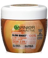 New Garnier SkinActive Glow Boost 2-in-1 Facial Mask and Scrub, 6.76 fl oz - $17.52 CAD