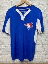 Toronto Blue Jays Baseball Athletic Shirt Dri Fit T Shirt Men’s Large - £14.80 GBP