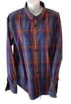 Columbia Shirt Mens Large Plaid Button Up Regular Fit Long Sleeves Cotton. - £13.13 GBP