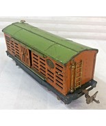 Prewar LIONEL No. 813 CATTLE CAR – Orange w/ Green Roof - O Gauge - $108.99 CAD