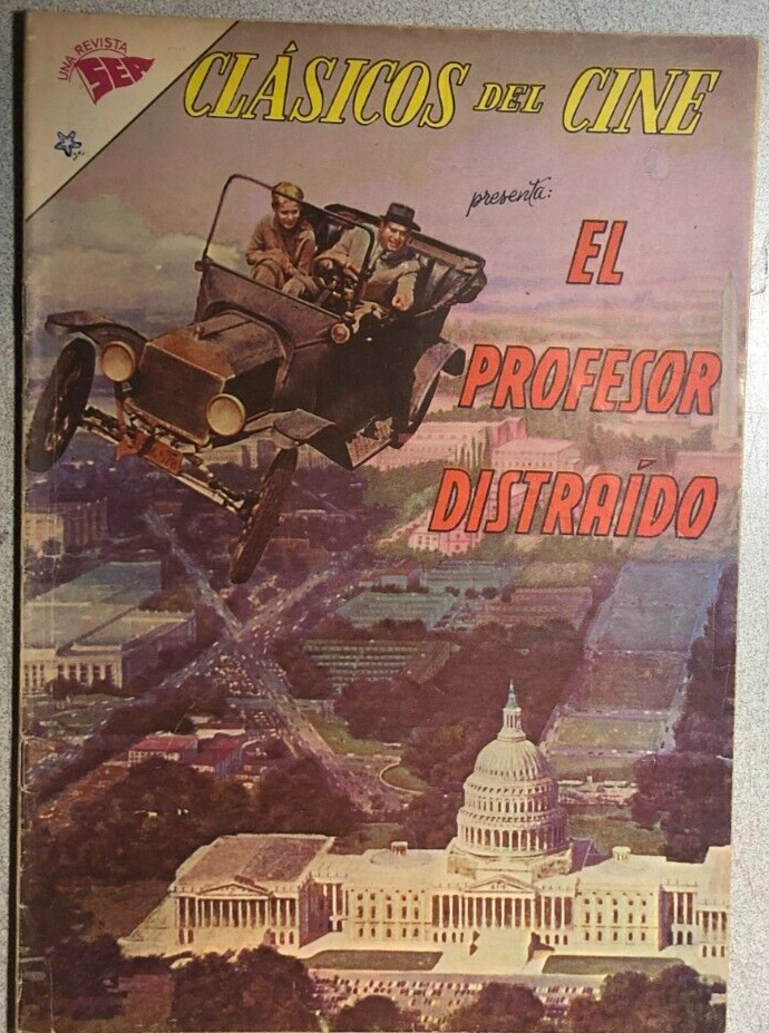 CLASICOS DEL CINE #74 Absent...Professor (1962) Mexican comic book in Sp... - £14.84 GBP