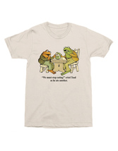 Frog and Toad We Must Stop Eating Beige Graphic T-Shirt  - £24.38 GBP