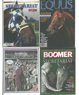 Four SECRETARIAT Magazine Cover Photo Refrigerator Magnets - Group #2 - $40.75 CAD