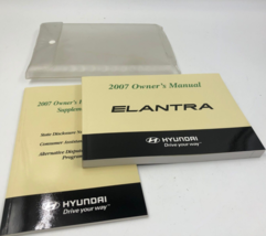 2007 Hyundai Elantra Owners Manual Handbook Set with Case OEM B04B16035 - $13.49