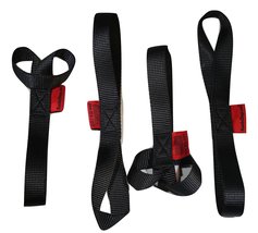 (4) 1 inch X 12 inch Soft Tie Loops - Made in USA 4,500 lb. Web - $11.95