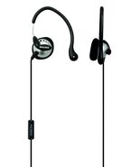 Koss KSC22I Ultra Lightweight Sport Ear-Clip Headphones, Black/Silver - $39.48 CAD