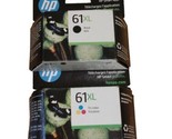 Genuine HP 61XL Combo Ink Cartridges 61xl Black Noir 61xl Tri-Color Tric... - £53.13 GBP