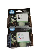 Genuine HP 61XL Combo Ink Cartridges 61xl Black Noir 61xl Tri-Color Tricolor - $65.44