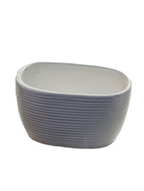 Ceramic White  Mini Orchid Garden Oval Planter, For Home Decor-81.75ml-s... - £14.93 GBP