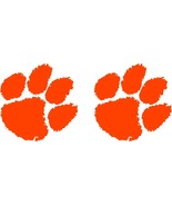 2 UNITS Clemson Tigers Orange Vinyl Car Truck DECAL Window STICKER NCAA ... - $108.76 MXN