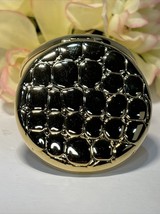ESTEE LAUDER GOLD REPTILE ALLIGATOR LUCIDITY FACE POWDER COMPACT (EMPTY)... - $14.80