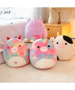 Colorful Pig Unicorn Cat Cow Plush Soft Doll Stuffed Pillow Decorate Kid... - £26.63 GBP