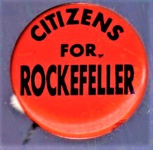 Citizens For Rockefeller - President Campaign pinback Vintage - $7.25