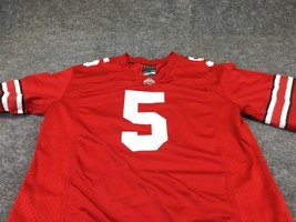 Nike Ohio State Buckeyes Football Jersey Youth Medium Red #5 OSU NCAA Breathable - $19.76