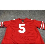 Nike Ohio State Buckeyes Football Jersey Youth Medium Red #5 OSU NCAA Br... - £15.43 GBP