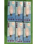 SIMBA LIGHTING - 6 REPLACEMENT BULBS ECO LED - C37 E12 7W 120V 2700K - $12.95