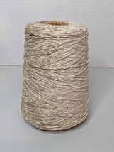 Silk City Fibers Rayon Cone Yarn Chenille Luxury 1300 YPP Cone SAND 1lb 4.8oz - £19.66 GBP