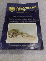 OLD ALBANIAN MAGAZINE-ENVER HOXHA-ALBANISCHE HEFTE-Nr.1-1979-COMUNISM TI... - £19.46 GBP
