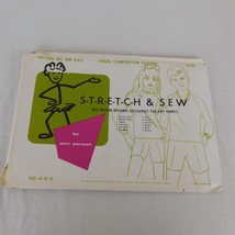 Stretch & Sew Childs Combo Pattern 900 Sz 8-10-12 Shirt Shorts Vintage 60s CUT - £4.75 GBP