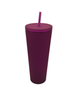 Starbucks Venti Cold Cup Valentines 2022 Matte Purple Tumbler 24oz. NEW - $19.62