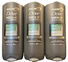 3 X NEW Dove Men + Care Sensitive Shield Body Wash Face 13.5 fl oz 400ml - £41.66 GBP