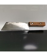 Old Vintage Unbranded Handmade Steel Meat Cleaver Cooking Knife Collectible - $693.39 MXN